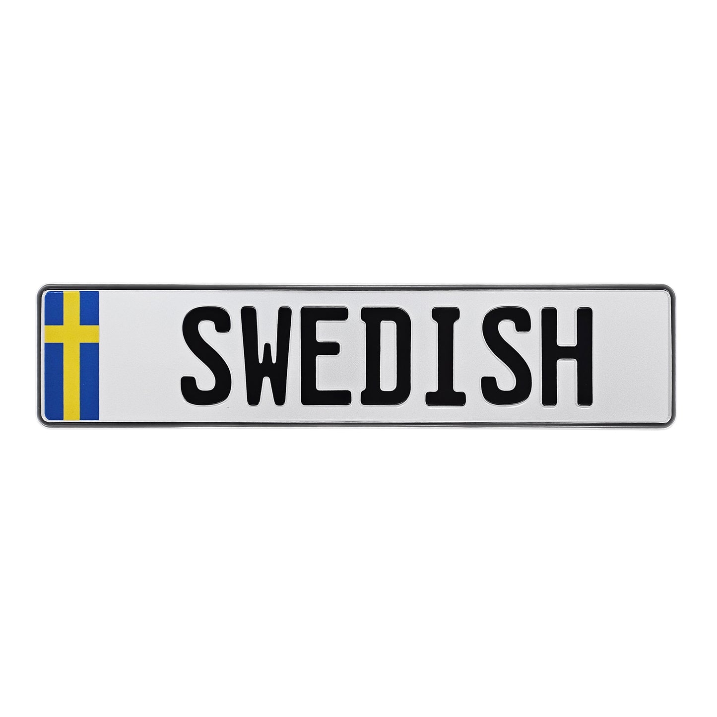 sweden flag european plate