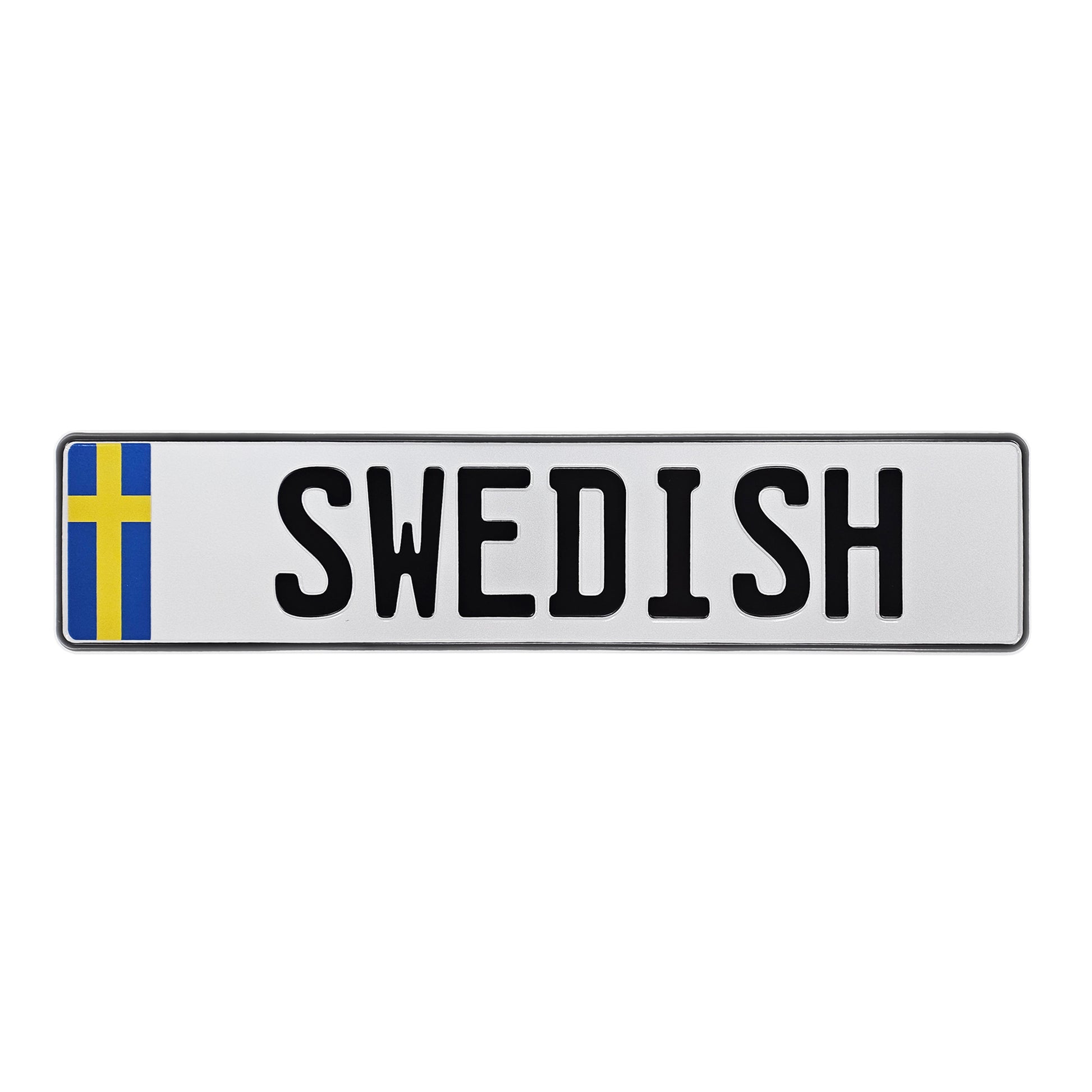 sweden flag european plate