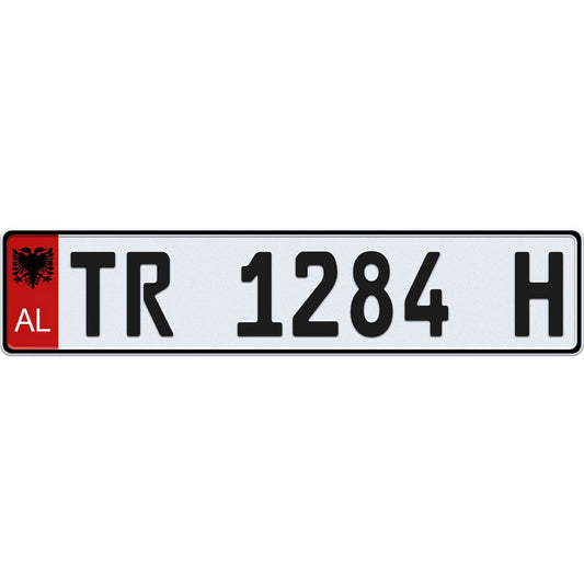 Albania European license plate