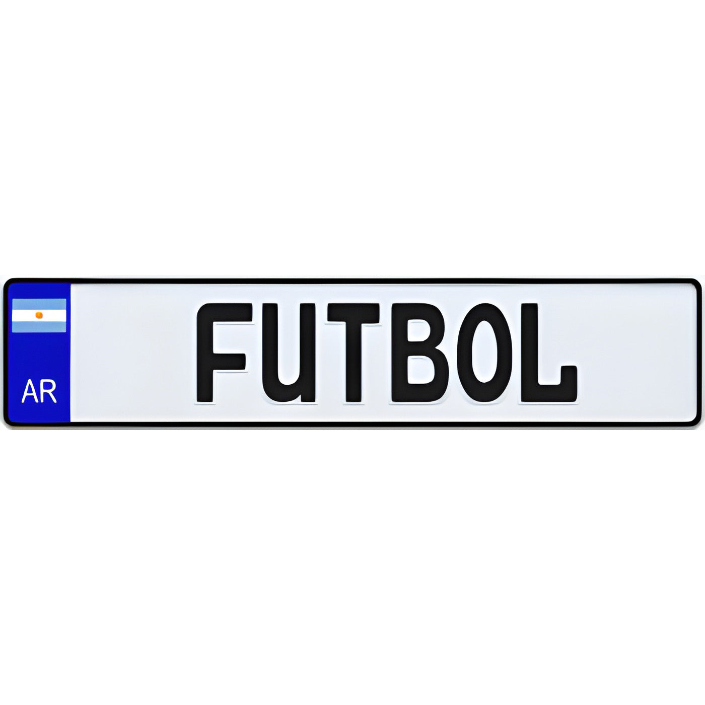 Argentina Euro Style License Plate