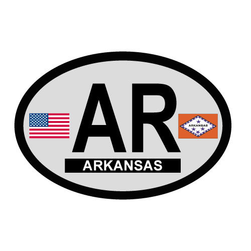 Arkansas Oval Decal