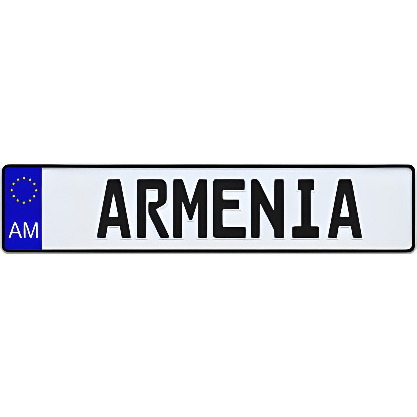 Armenia European License Plate