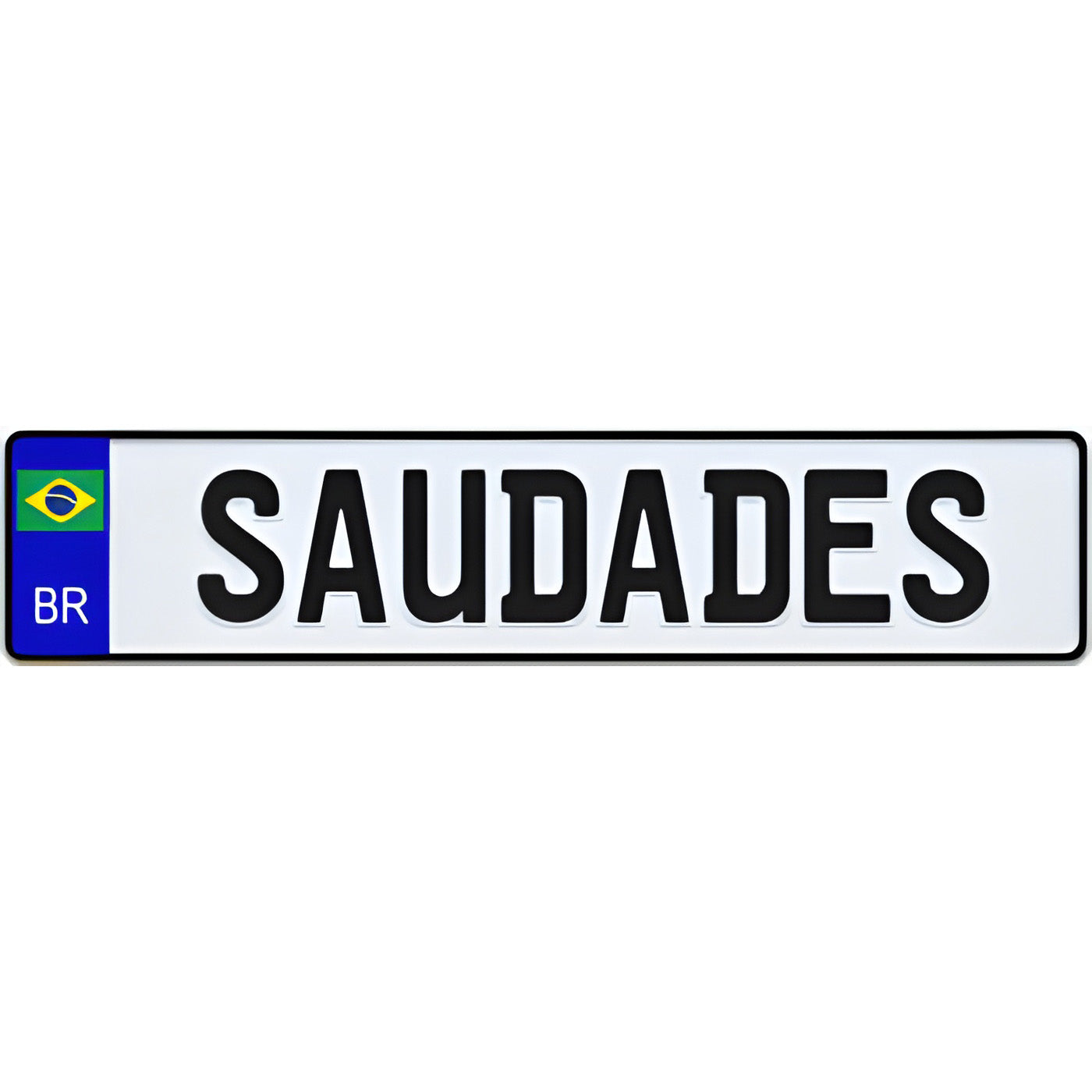 Brazil Euro Style License Plate