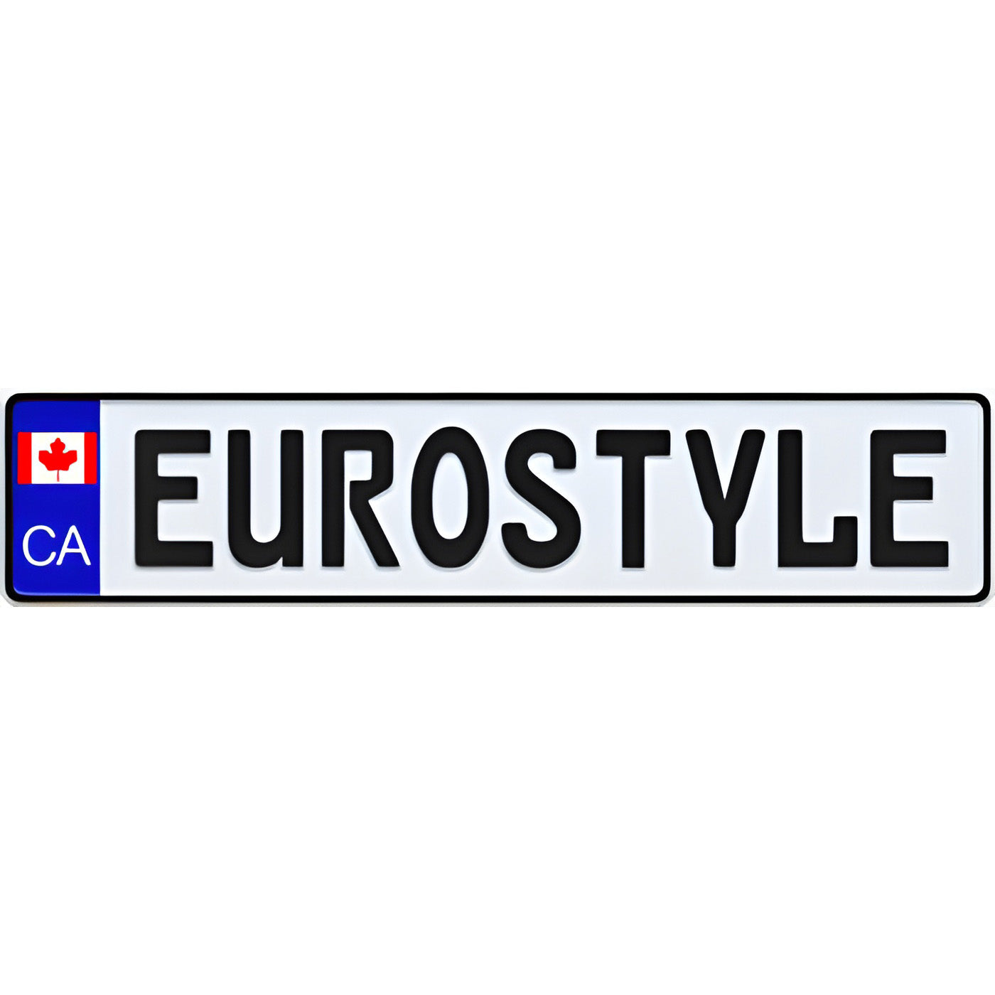 Canada Euro Style Licence Plate