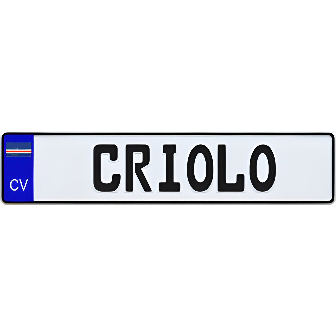 Cape Verde Euro Style License Plate