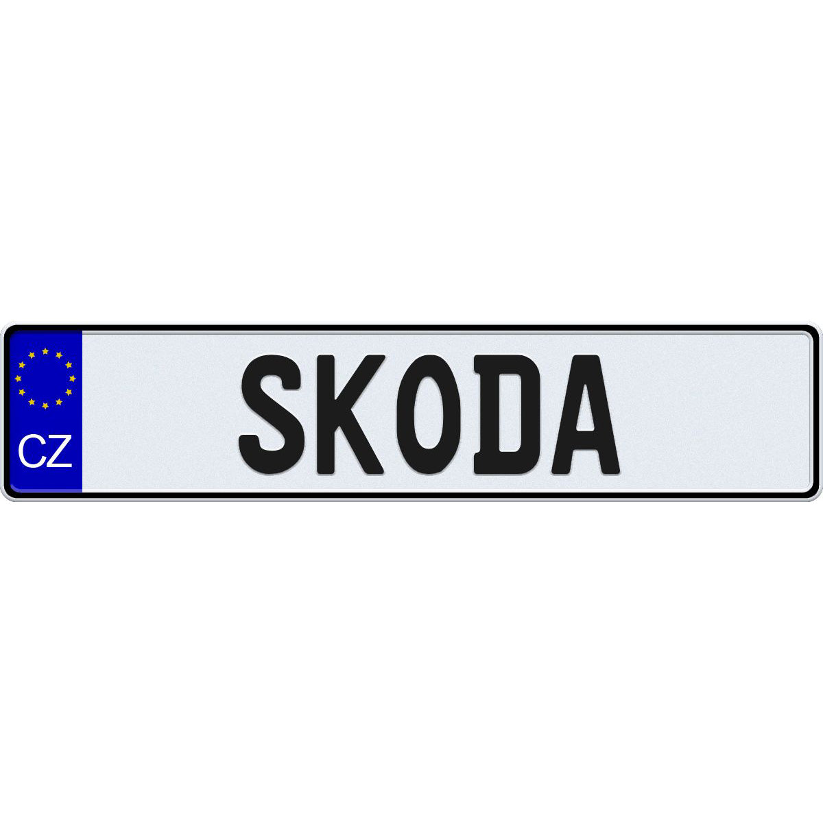 Czech Republic license plate