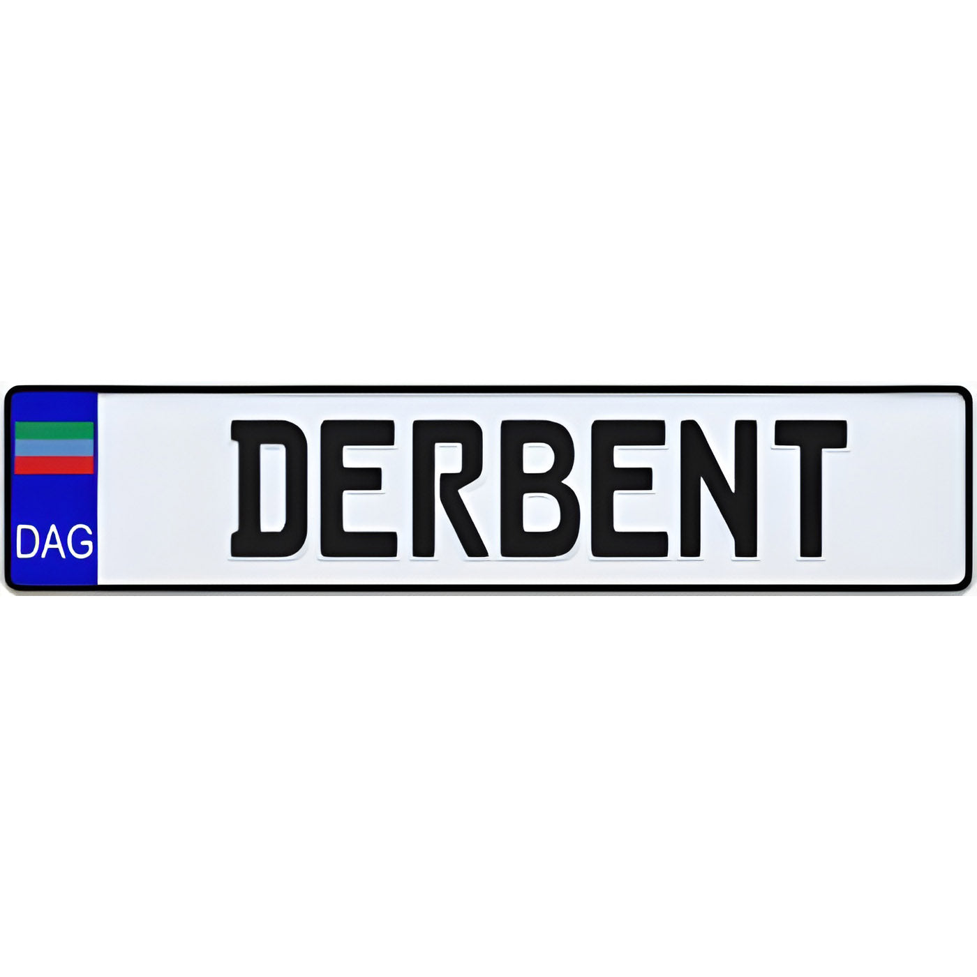 Dagestan European License Plate