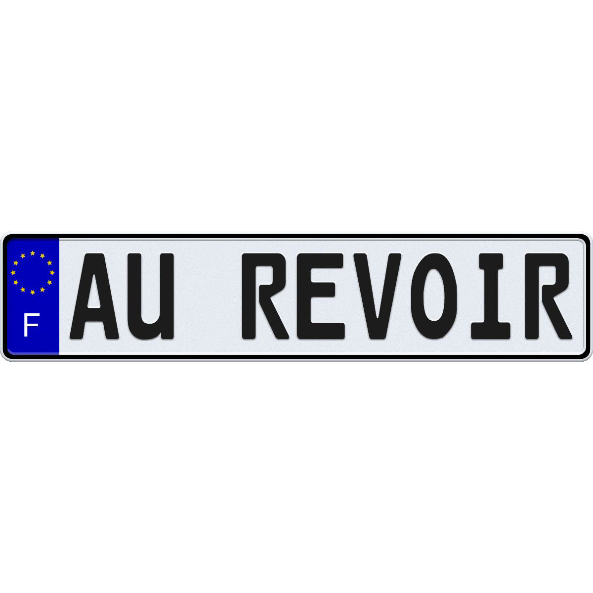 France license plate