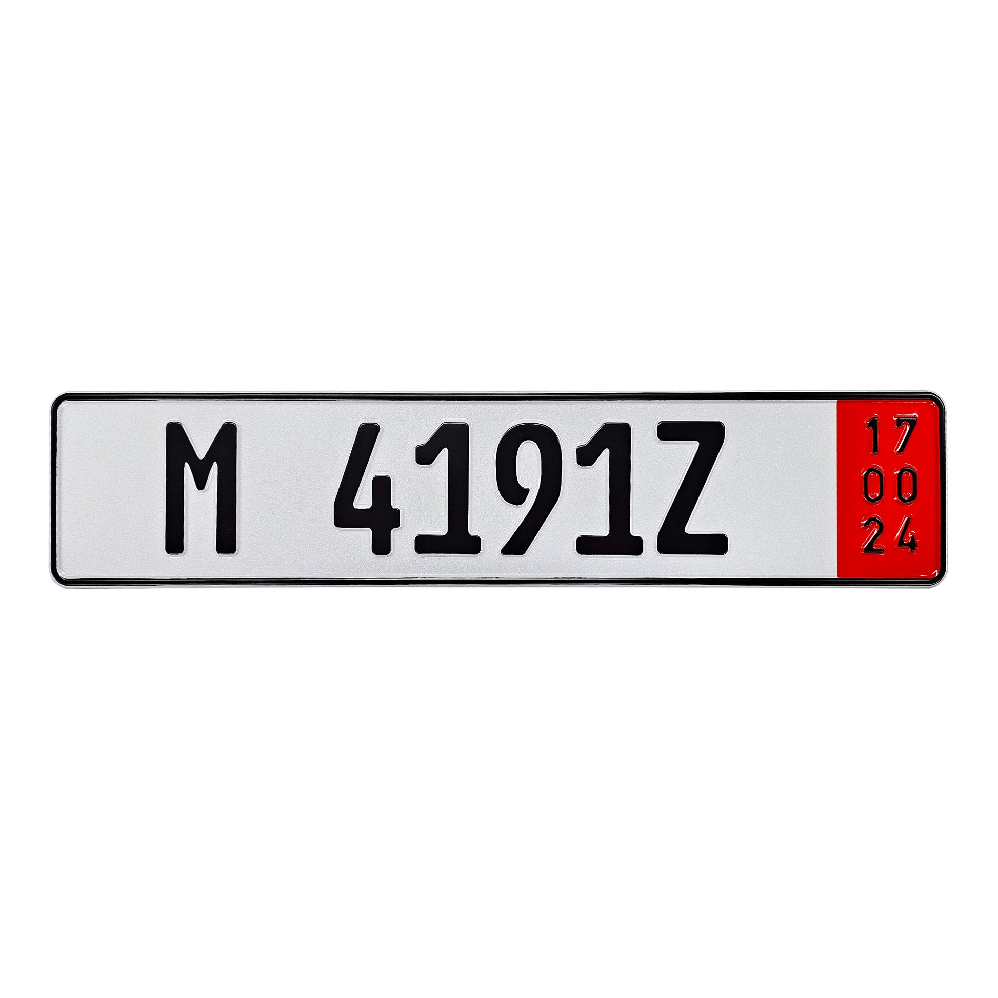 German Zoll License Plate