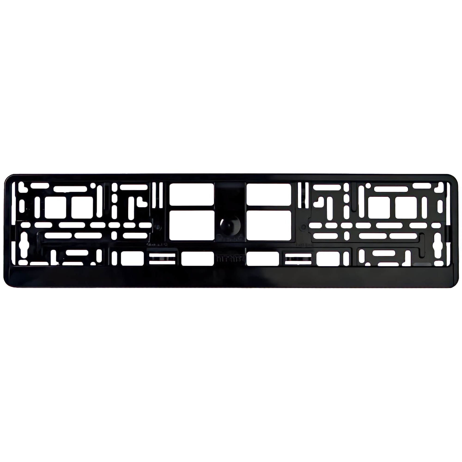 Gloss Black European License Plate Frame