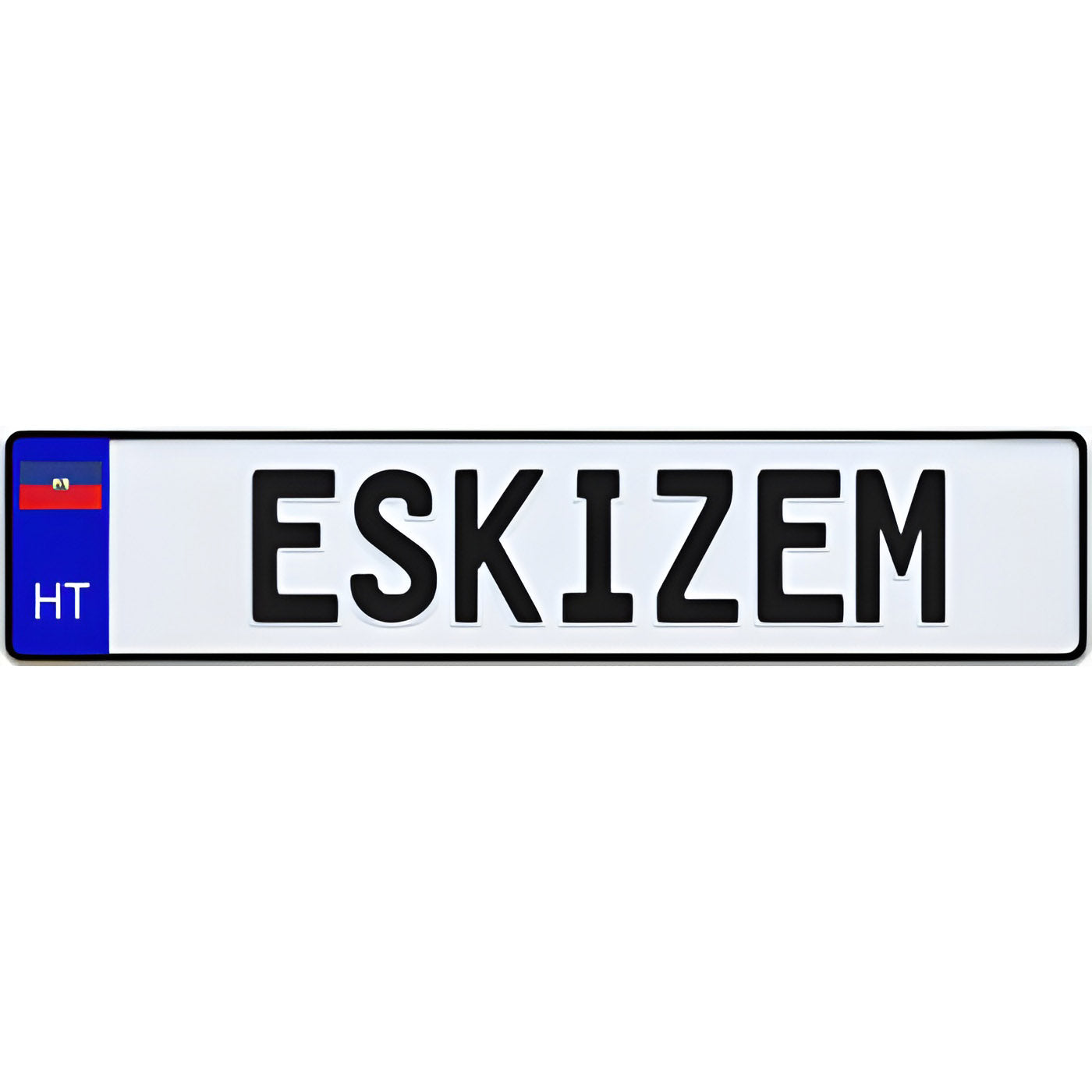 Haiti Euro Style License Plate