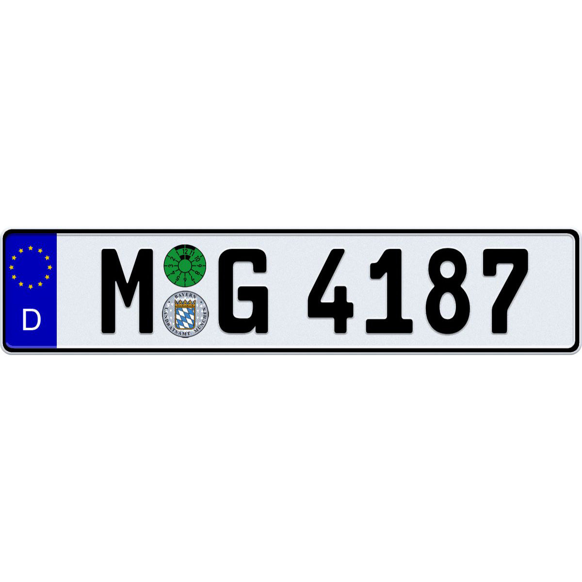 Home of BMW German license plate