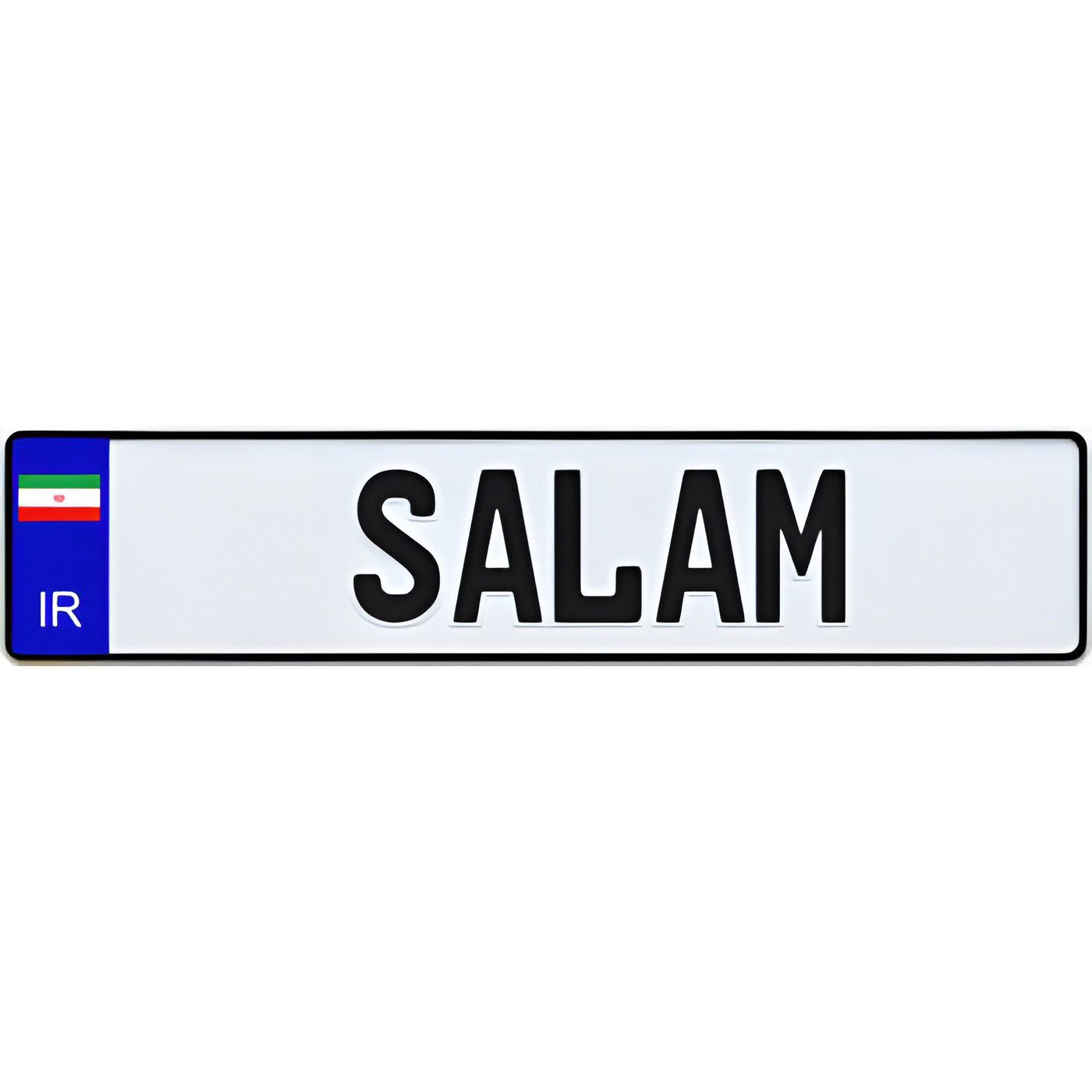 Iran Euro Style License Plate