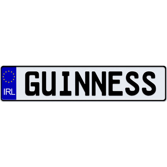 Ireland license plate