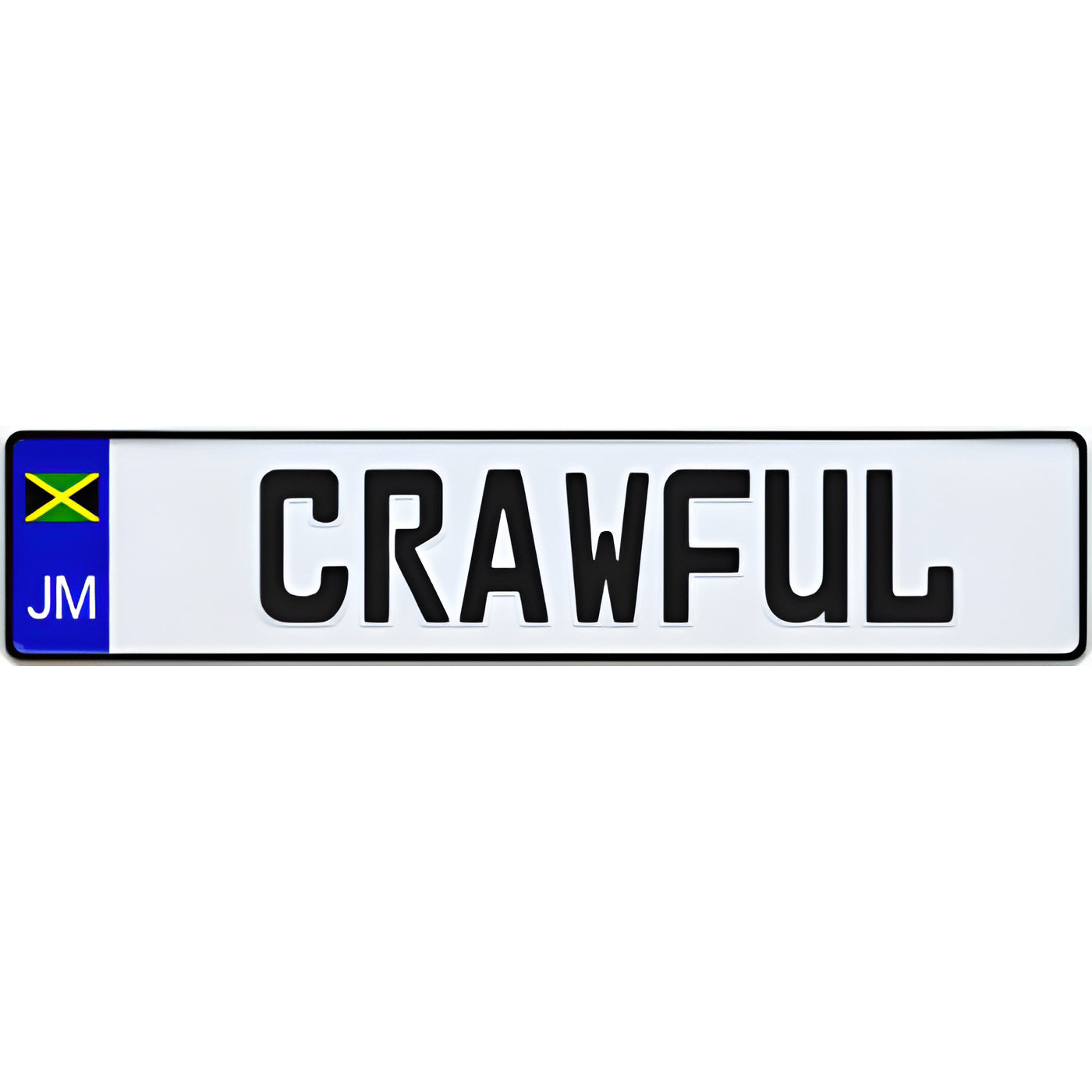 Jamaica European License Plate