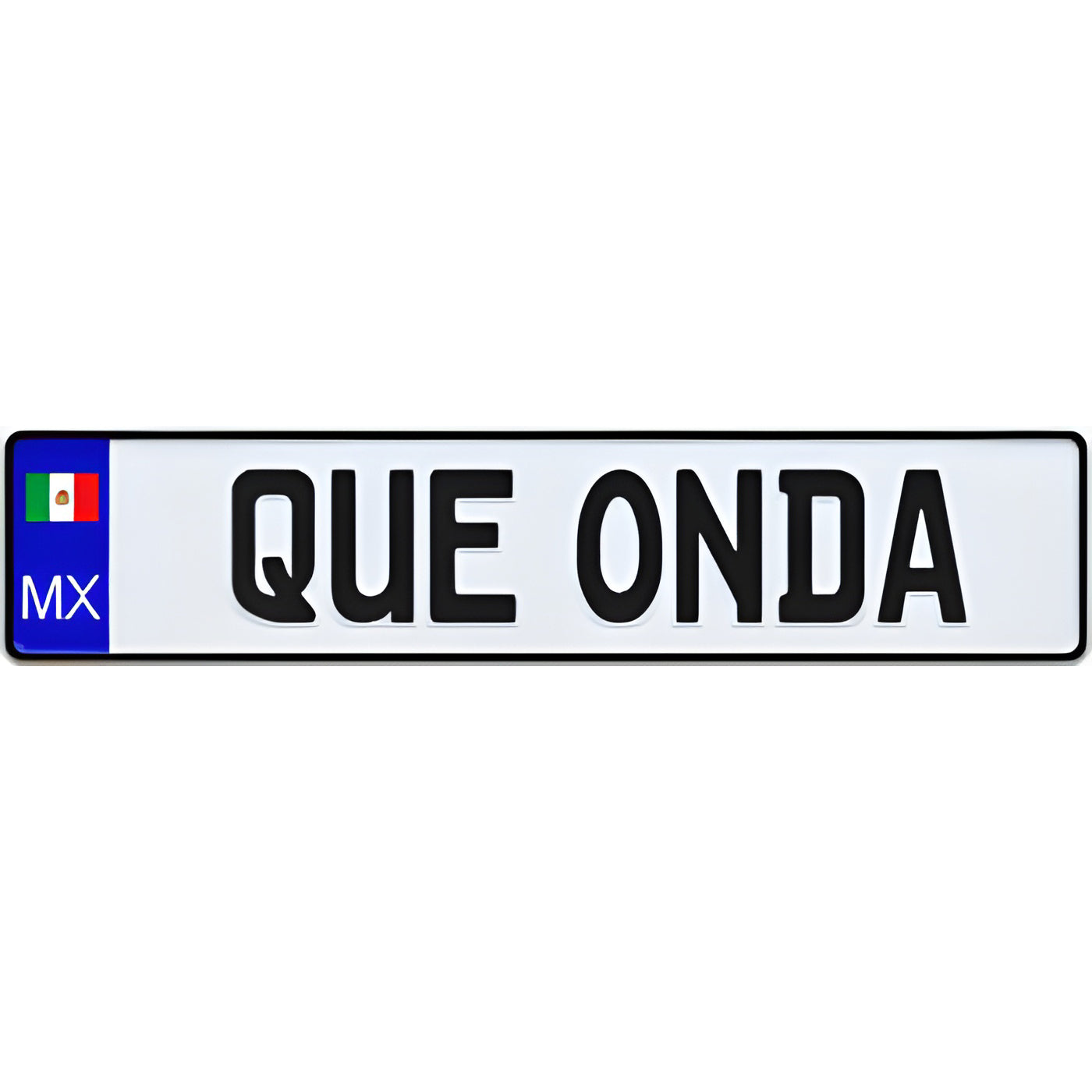 Mexico Euro Style License Plate