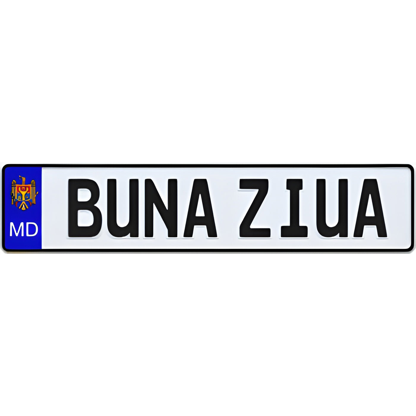 Moldova European License Plate