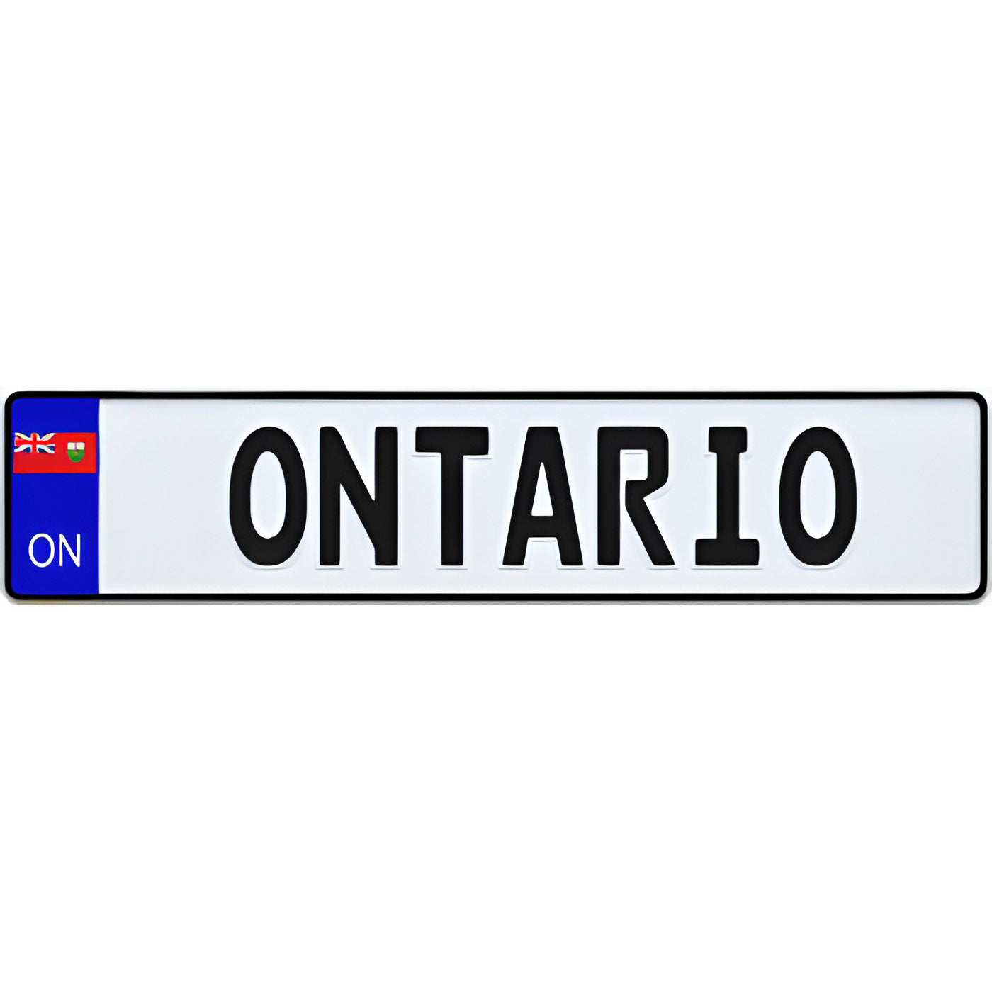 Ontario Euro Style Licence Plate