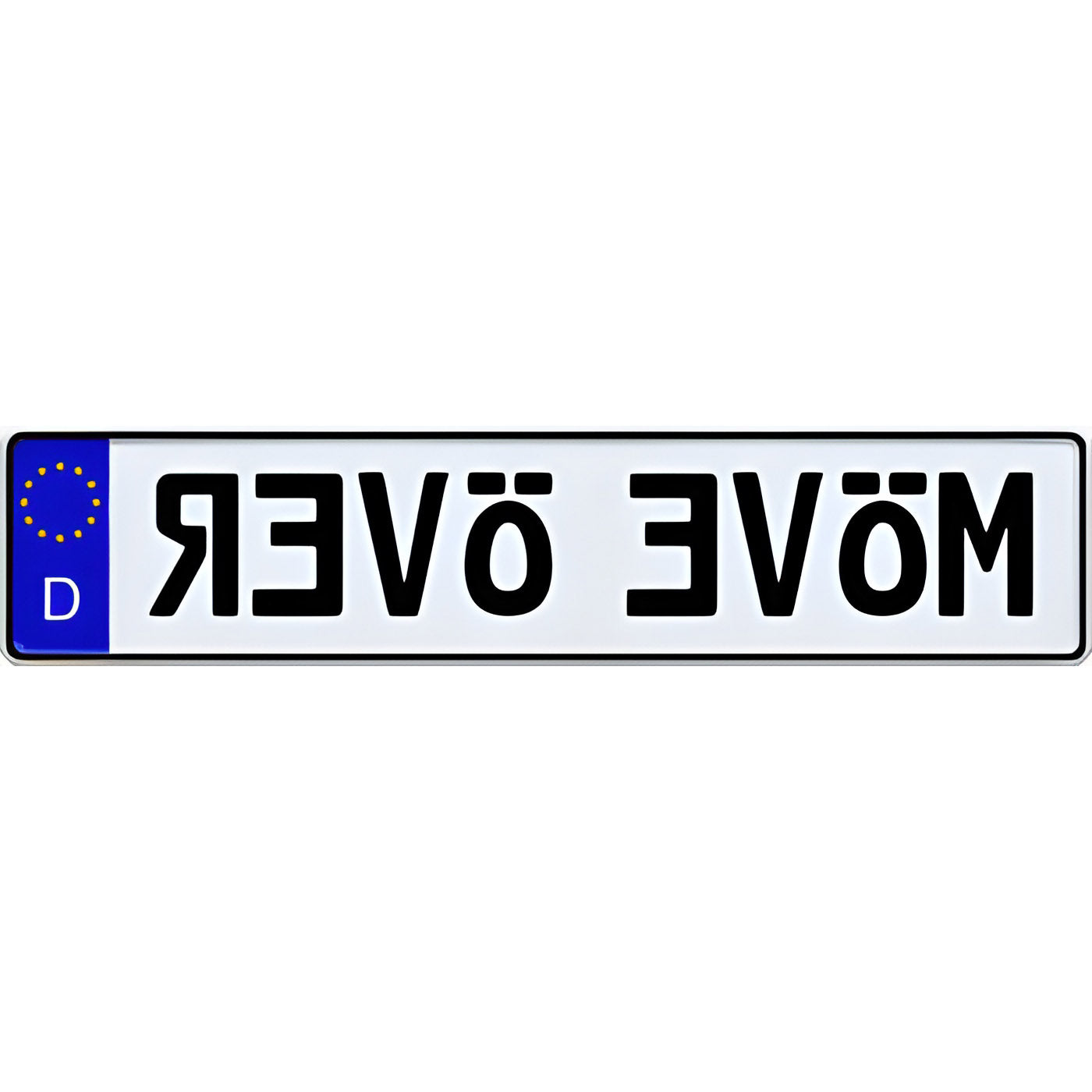 EEC German License Plate - REVO EVOM