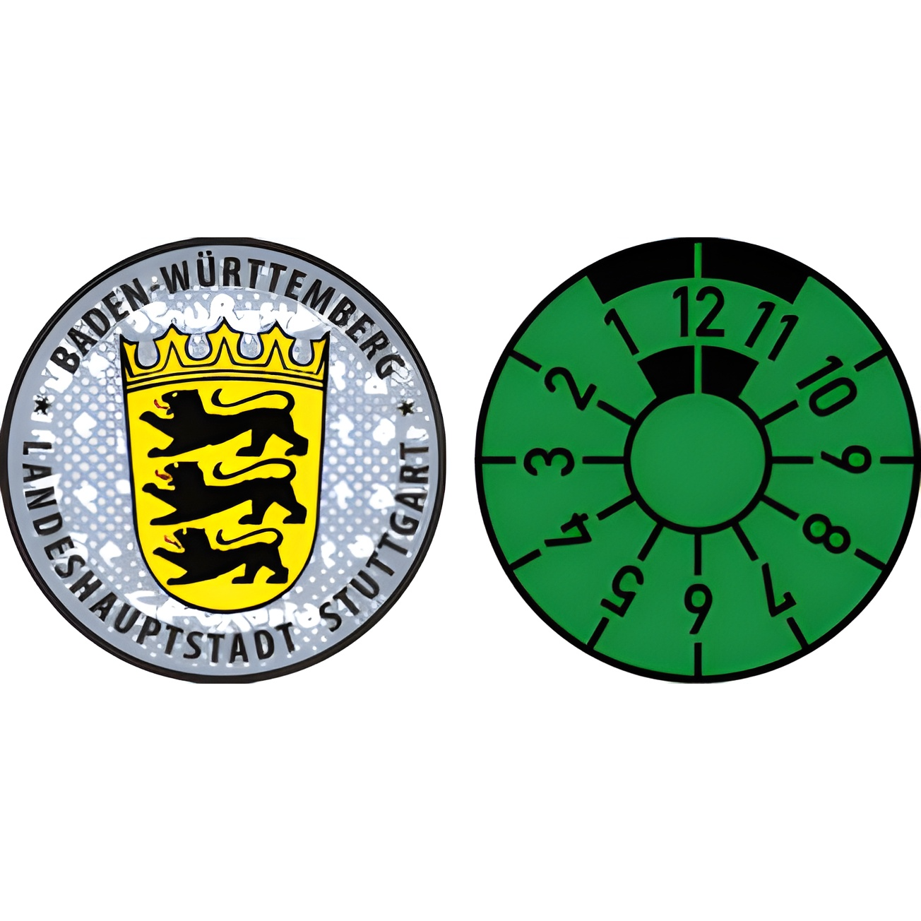 Stuttgart German registration seal set