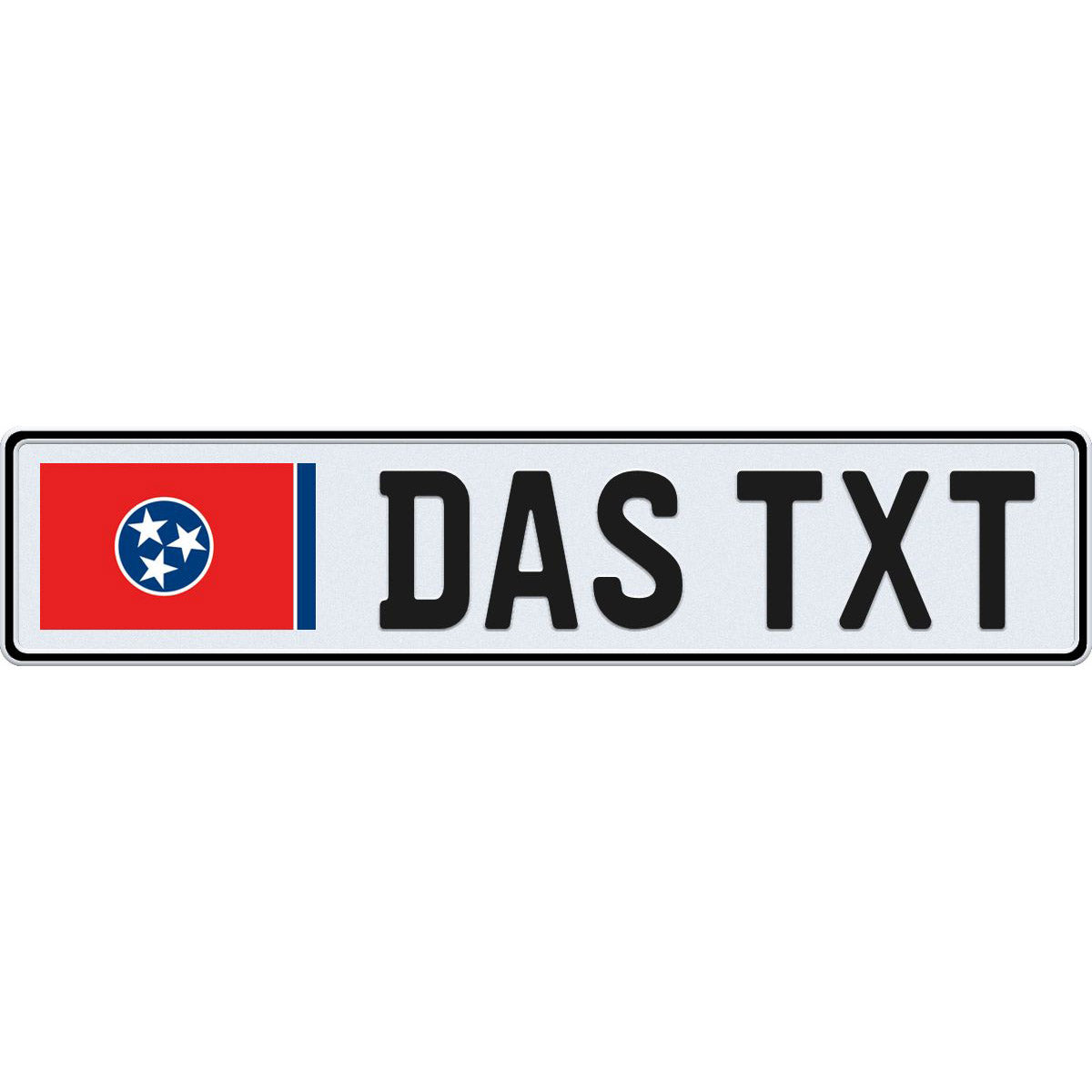 Tennessee European license plate