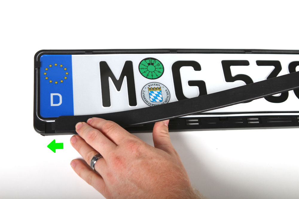 Clear Euro License Plate Cover/Shield